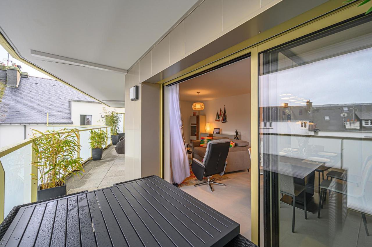 L'Audacieux - Appt Neuf Avec Vue Sur Les Toits Lägenhet Vannes Exteriör bild